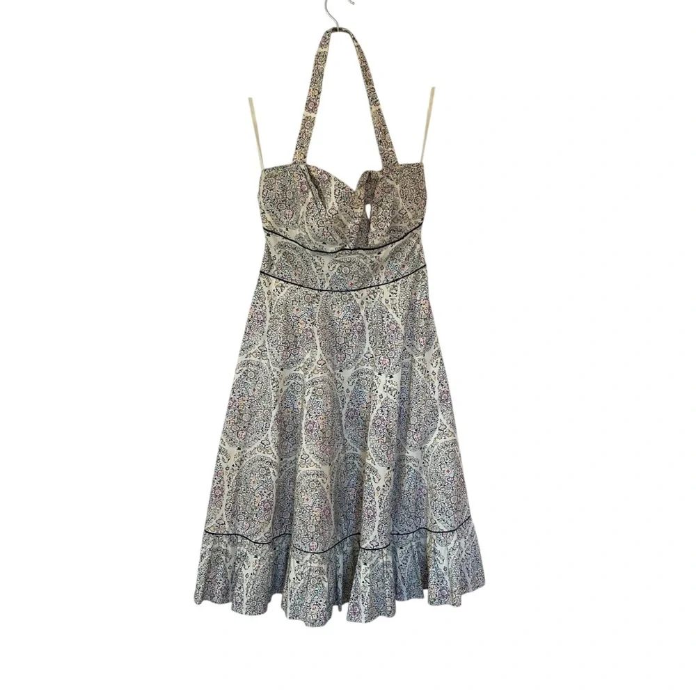 Floral Halter Dress - Picture 3 of 9